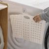 Wholesale of large household folding dirty clothes baskets, wall-mounted laundry baskets, plastic storage baskets for dirty clothes in the bathroom Specification image